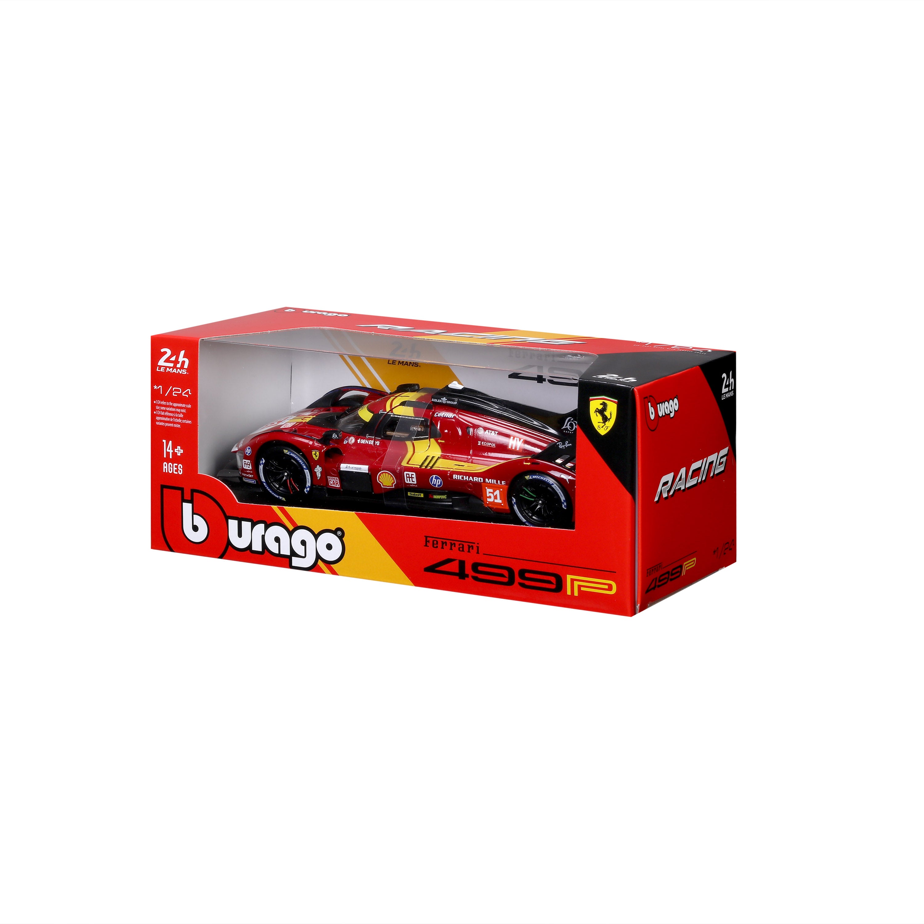 bburago-racing-ferrari-499p-51-modellauto-1-24-le-mans image 8
