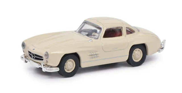 schuco-edition-452639300-mercedes-300sl-coupe-modellauto-beige image 1