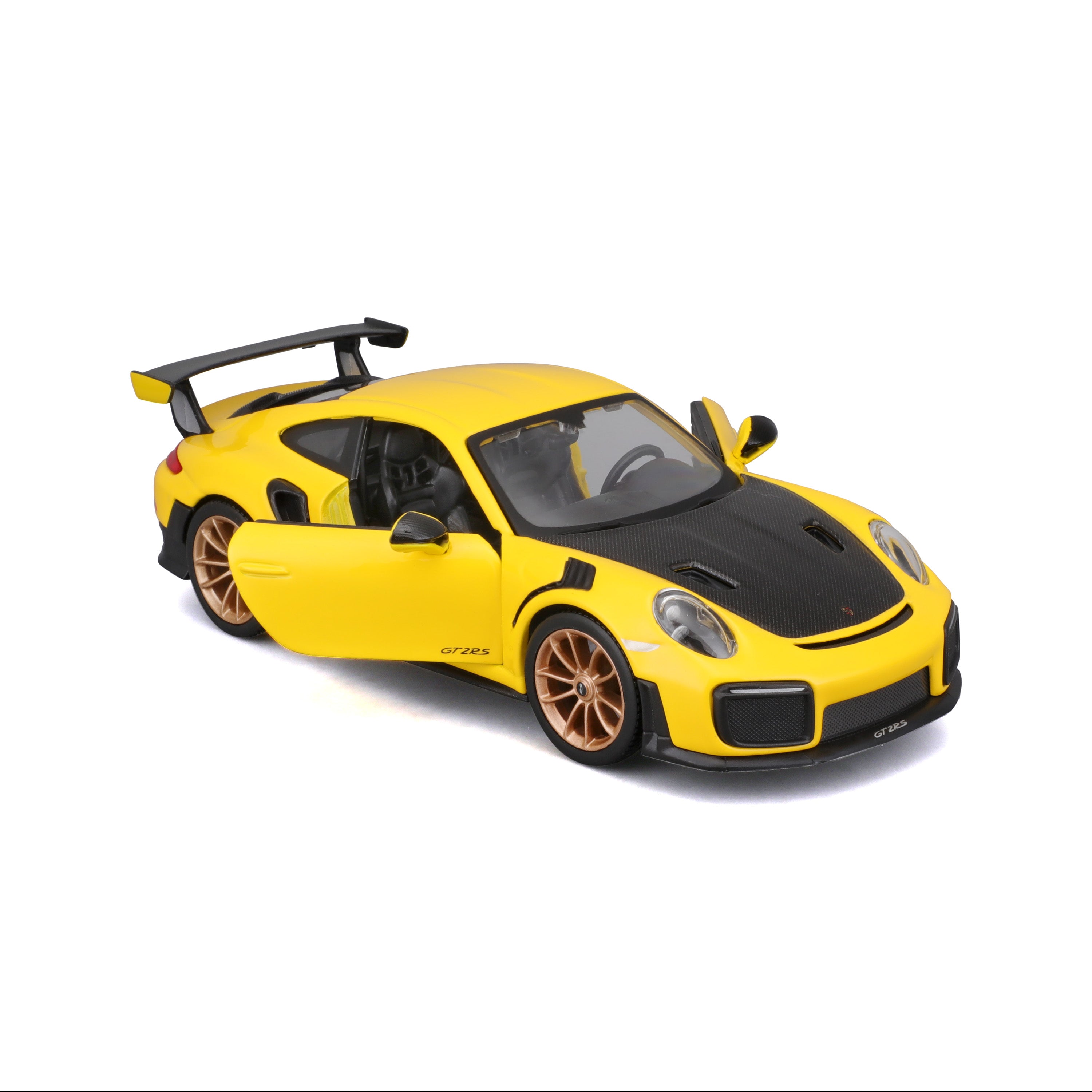 bburago-street-cars-porsche-911-gt2-rs-modellauto-1-24-gelb image 6