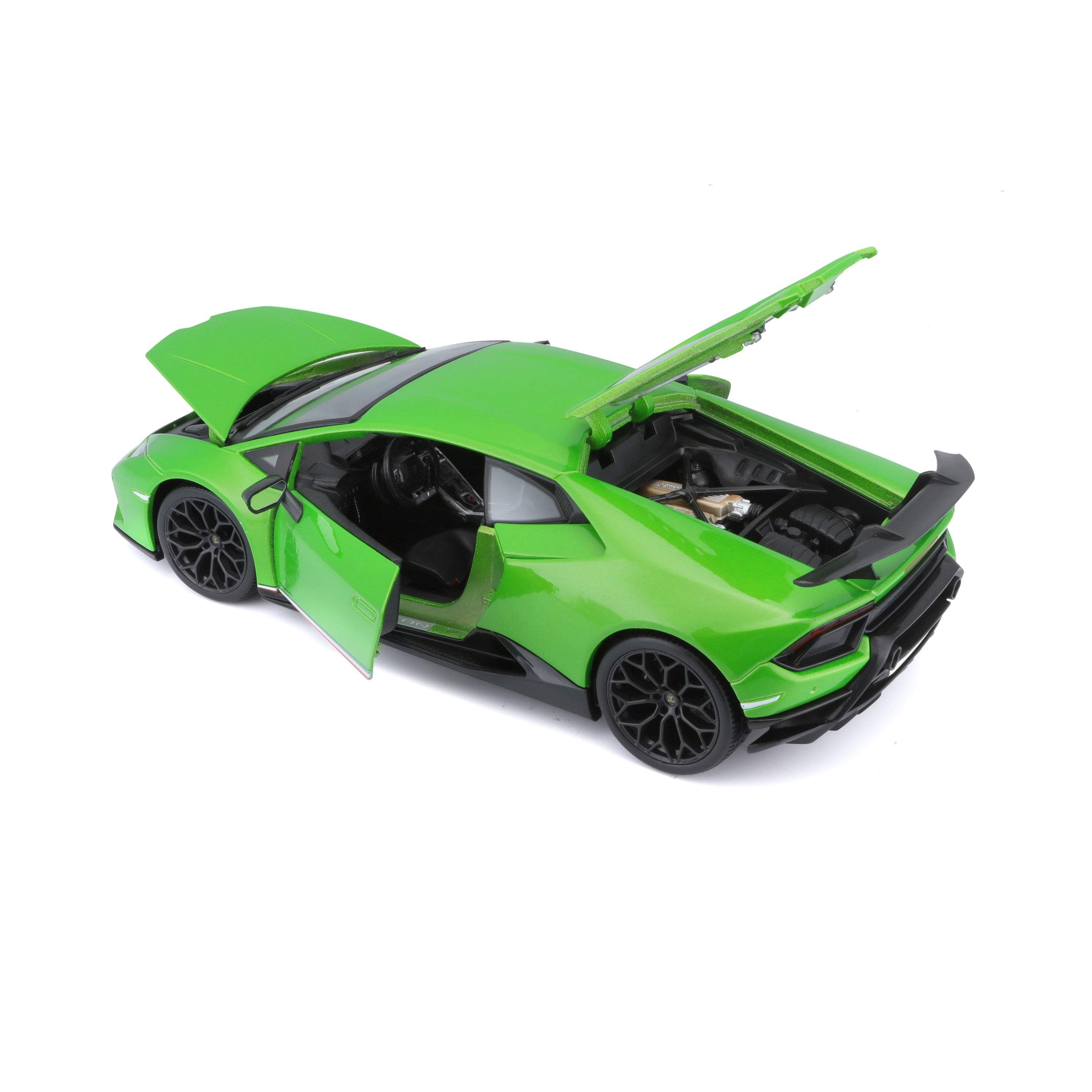 bburago-street-cars-lamborghini-hurac-n-performante-modellauto-1-18-gr-n image 7