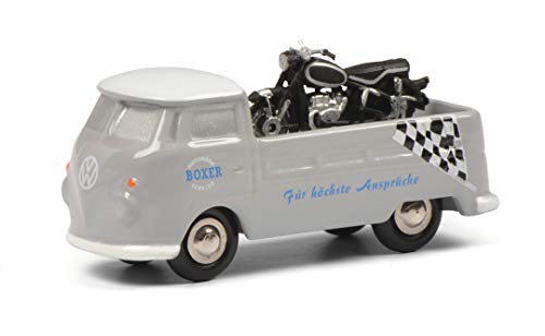 schuco-piccolo-vw-t1-motorrad-service-pritsche-grau-limitiert image 4
