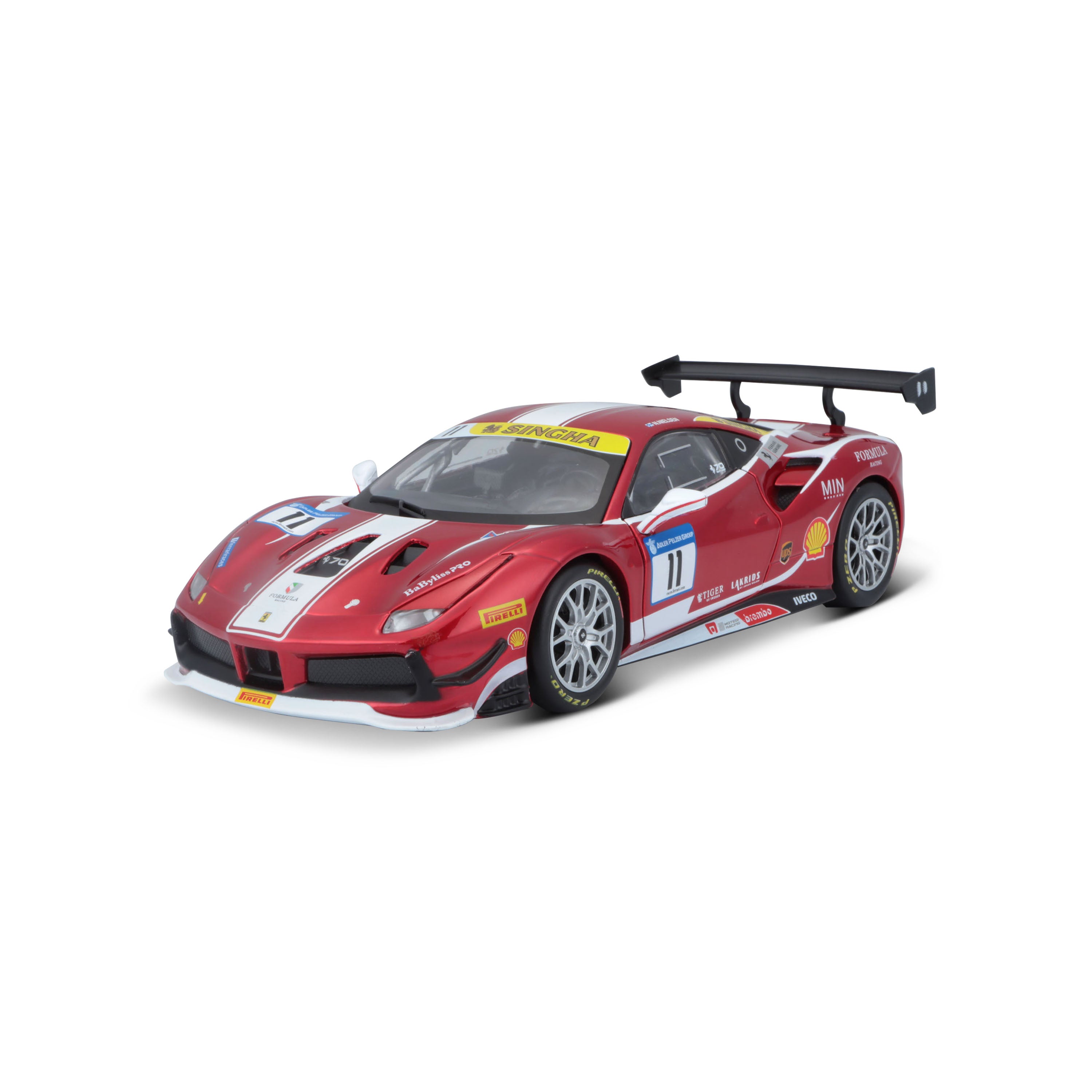 bburago-racing-ferrari-488-challenge-modellauto-1-24-rot image 1