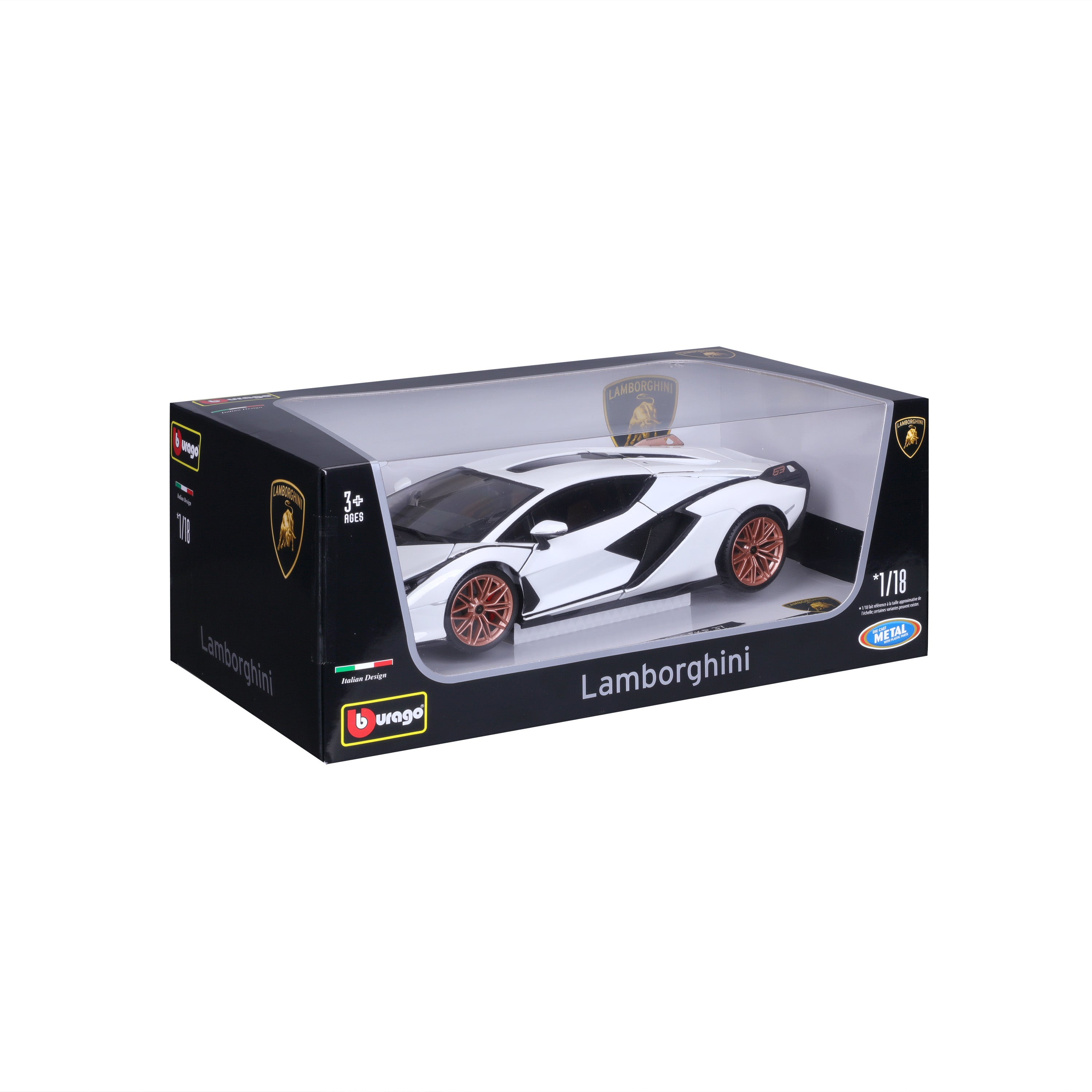 bburago-lamborghini-sian-fkp-37-modellauto-1-18-wei-hybrid image 2
