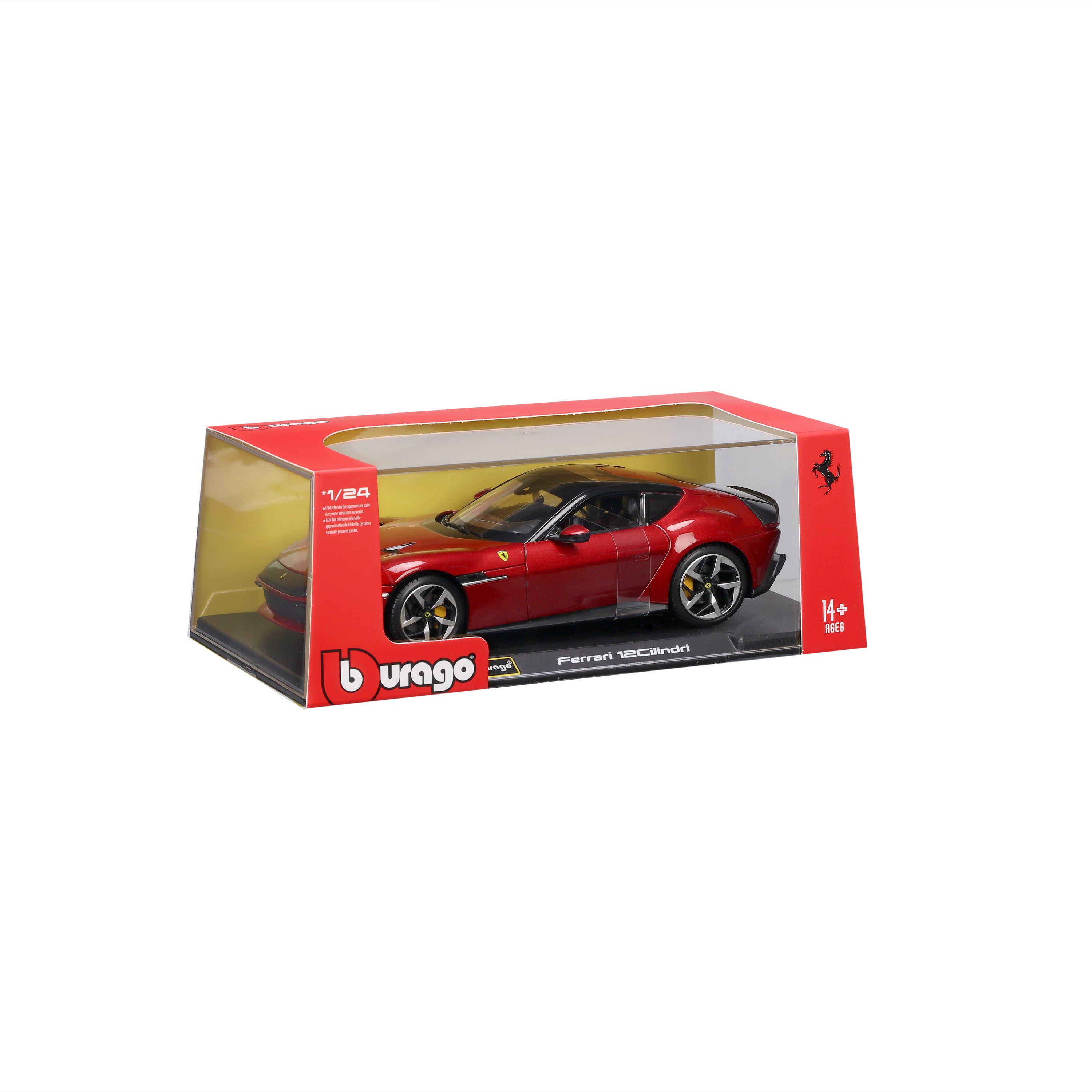 bburago-ferrari-12-cilindri-modellauto-1-24-imola-rot-vitrine image 2