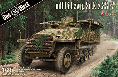 das-werk-dw35030-sd-kfz-251-7-ausf-d-1-35-modellbausatz image 3