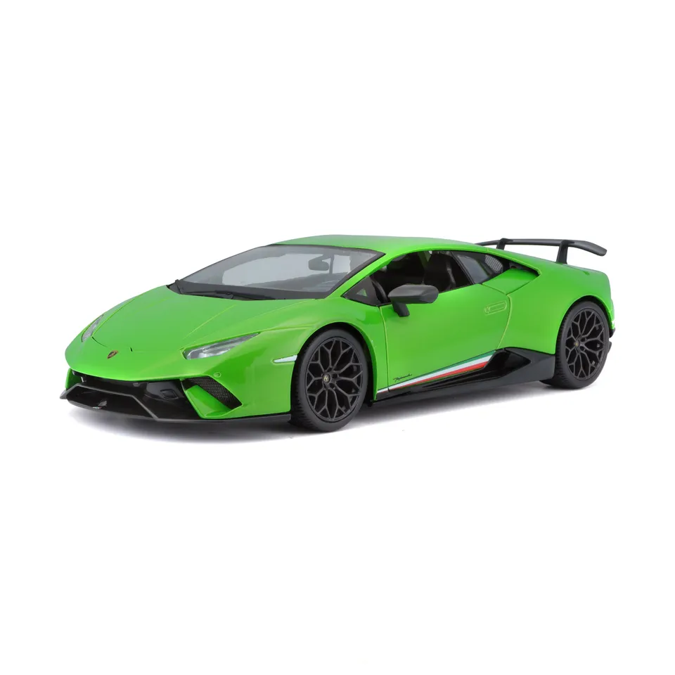 bburago-street-cars-lamborghini-hurac-n-performante-modellauto-1-18-gr-n image 1