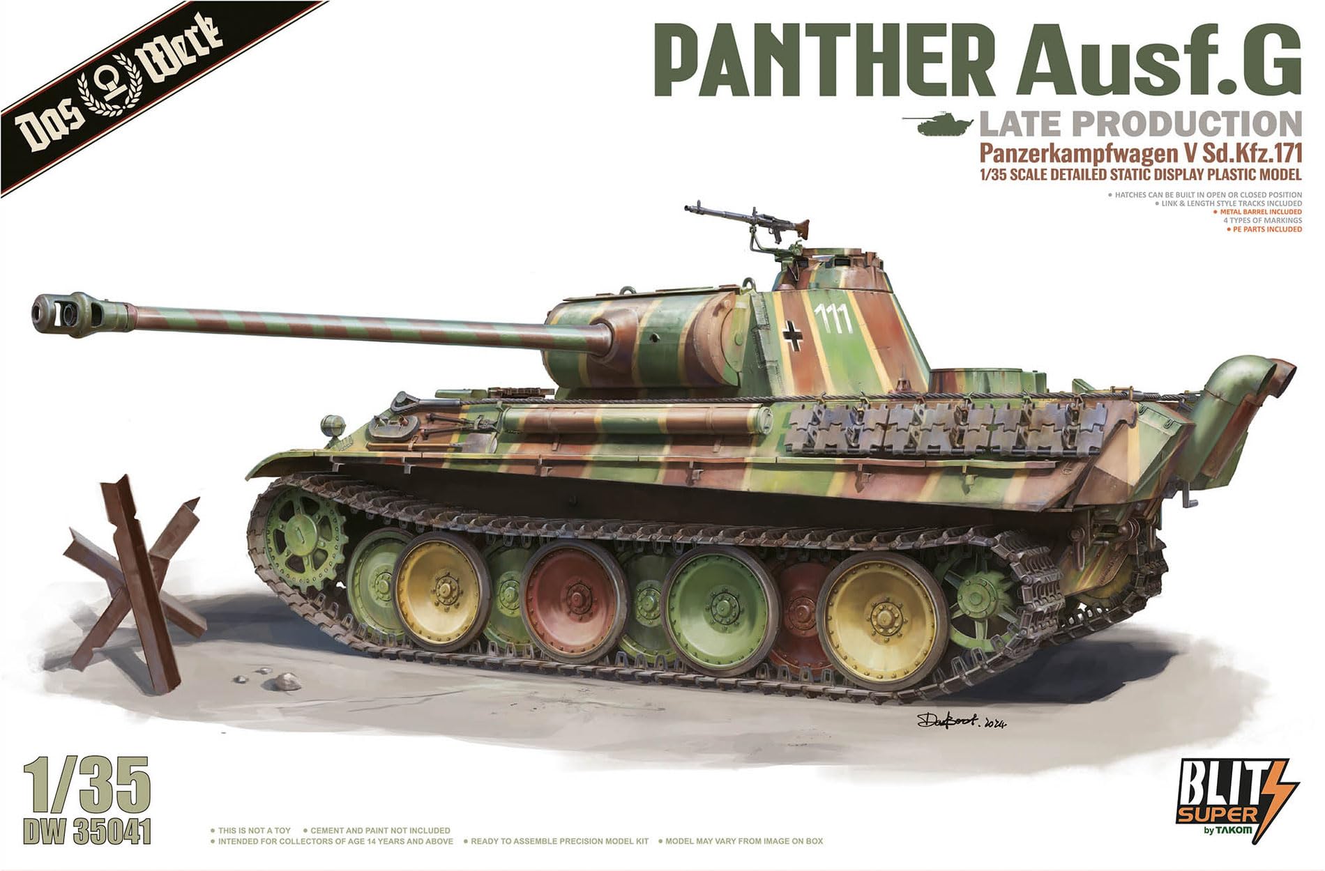 das-werk-panther-ausf-g-late-bausatz-1-35-super-blitz image 1
