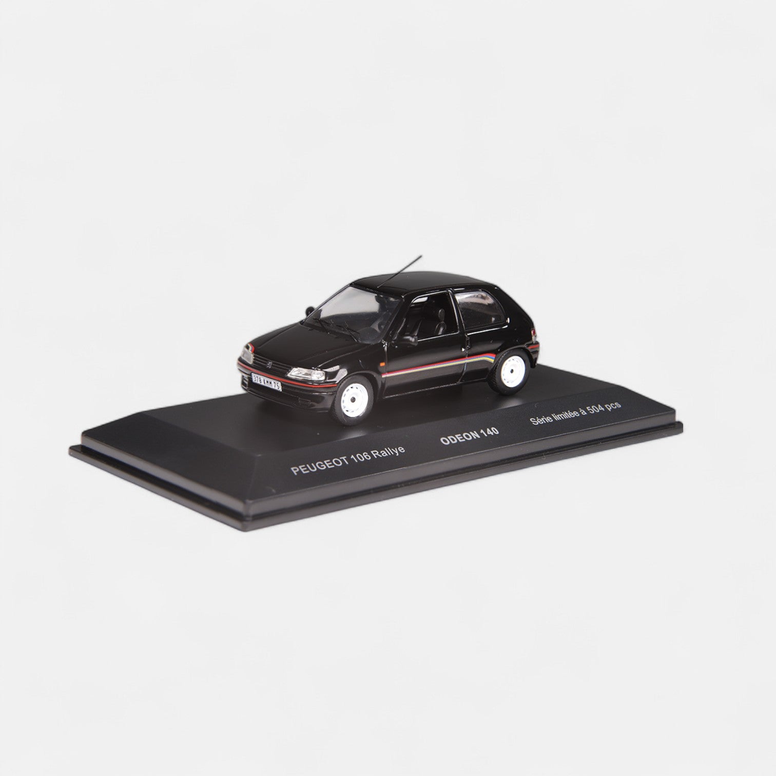 nzg-peugeot-106-rallye-1-modellauto-1-43-schwarz-limitiert image 2