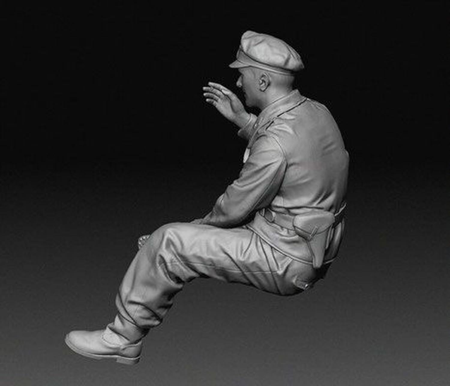das-werk-dw16007-tank-commander-figur-1-16-bausatz-sitzend image 5