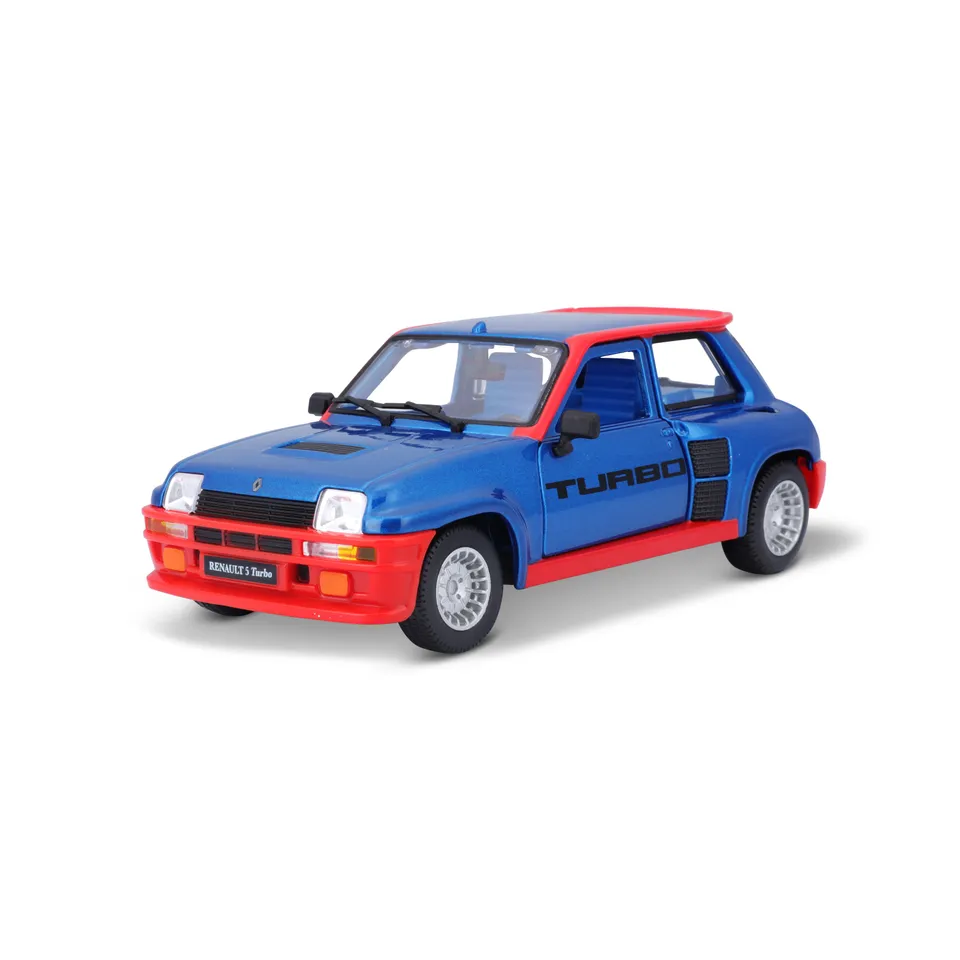 bburago-street-cars-renault-5-turbo-modellauto-1-24-blau image 1