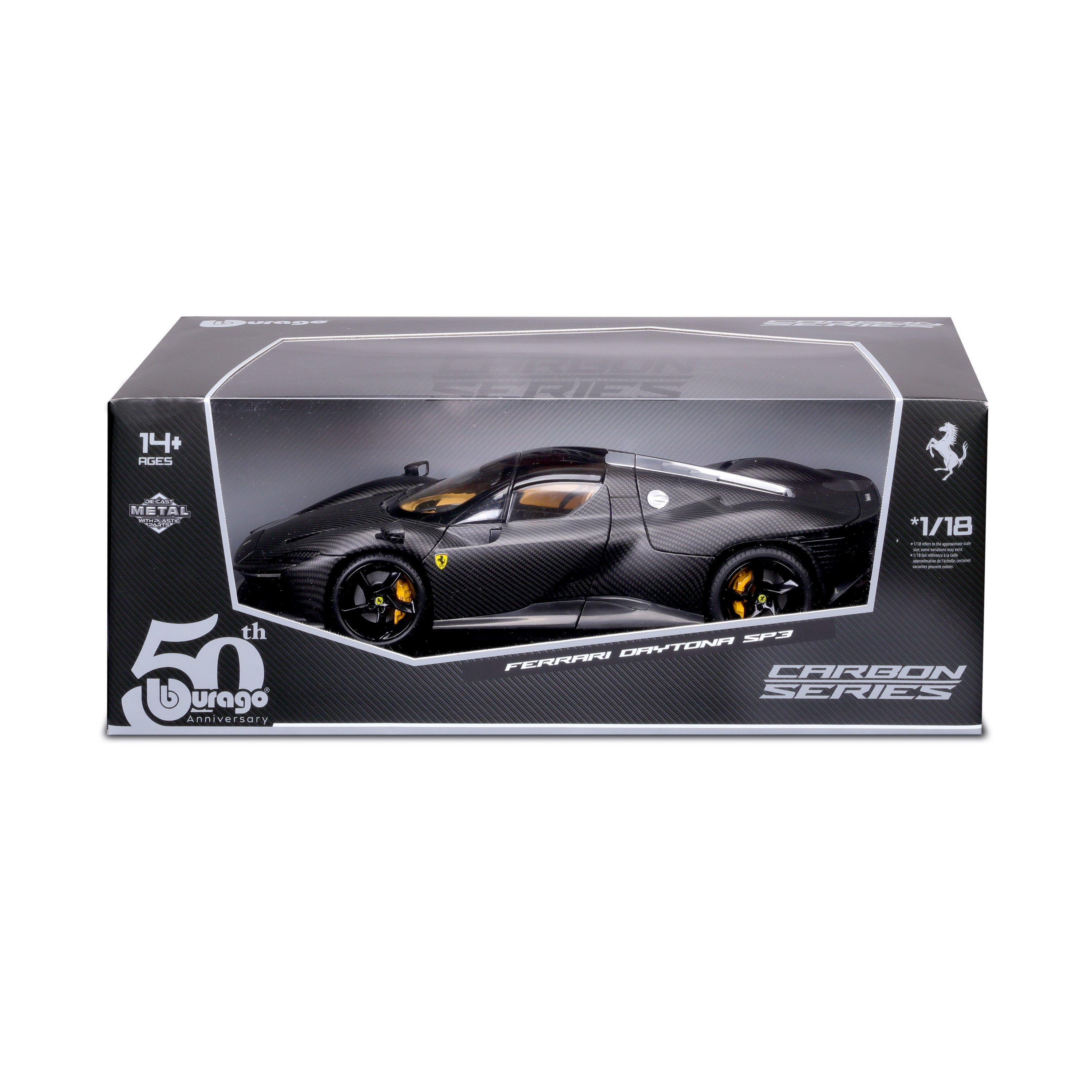 bburago-street-cars-ferrari-daytona-sp3-modellauto-1-18-carbon-limitiert image 2
