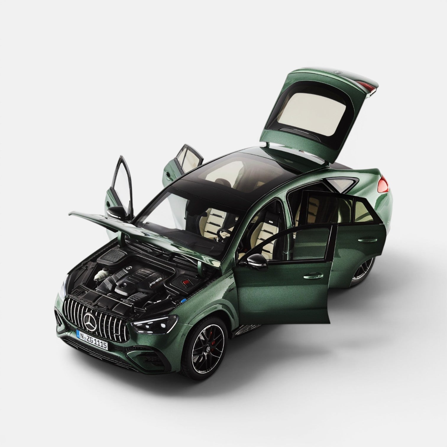 nzg-mercedes-amg-gle-53e-coup-suv-modellauto-1-18-gr-n image 6