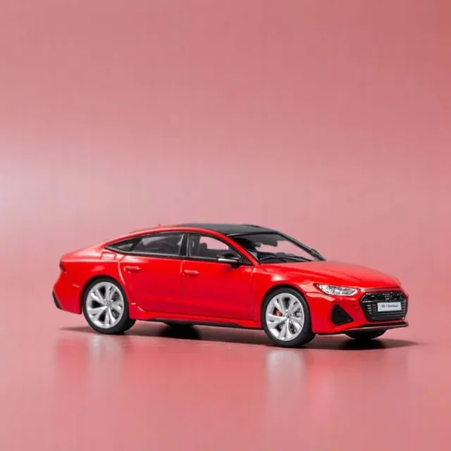 nzg-audi-rs7-sportback-c8-modellauto-1-64-rot-vitrine image 1