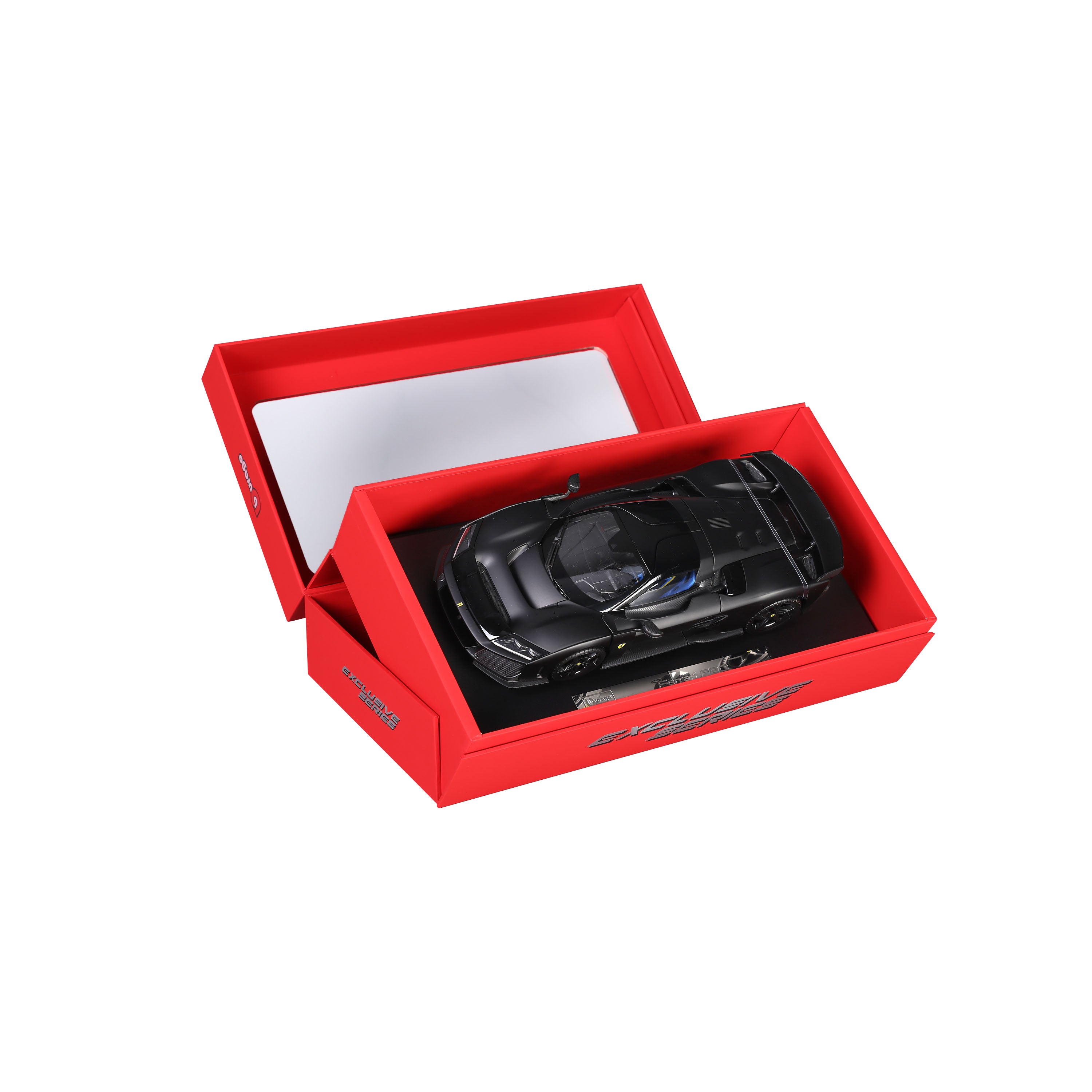 bburago-ferrari-f80-modellauto-1-18-schwarz-matt-exclusive image 2