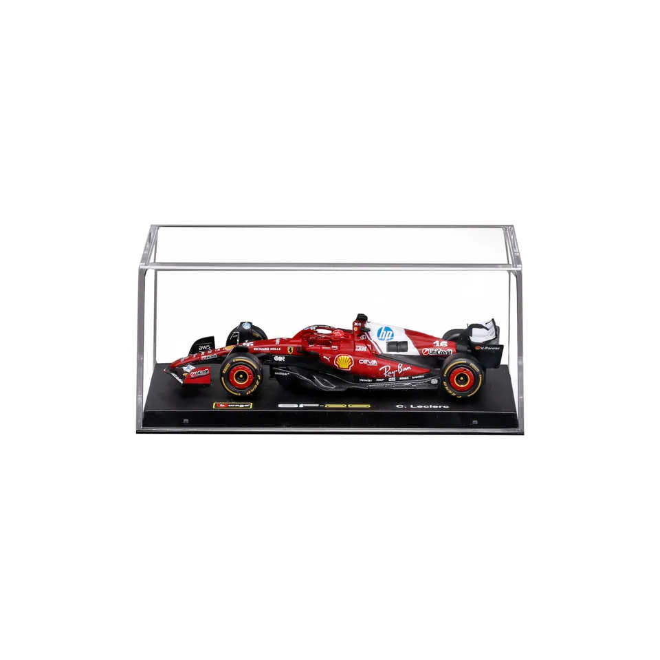 bburago-f1-ferrari-sf-25-16-modellauto-1-43-leclerc-vitrine image 1