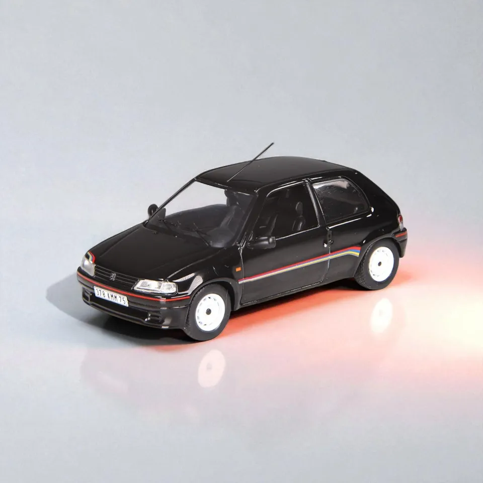 nzg-peugeot-106-rallye-1-modellauto-1-43-schwarz-limitiert image 1