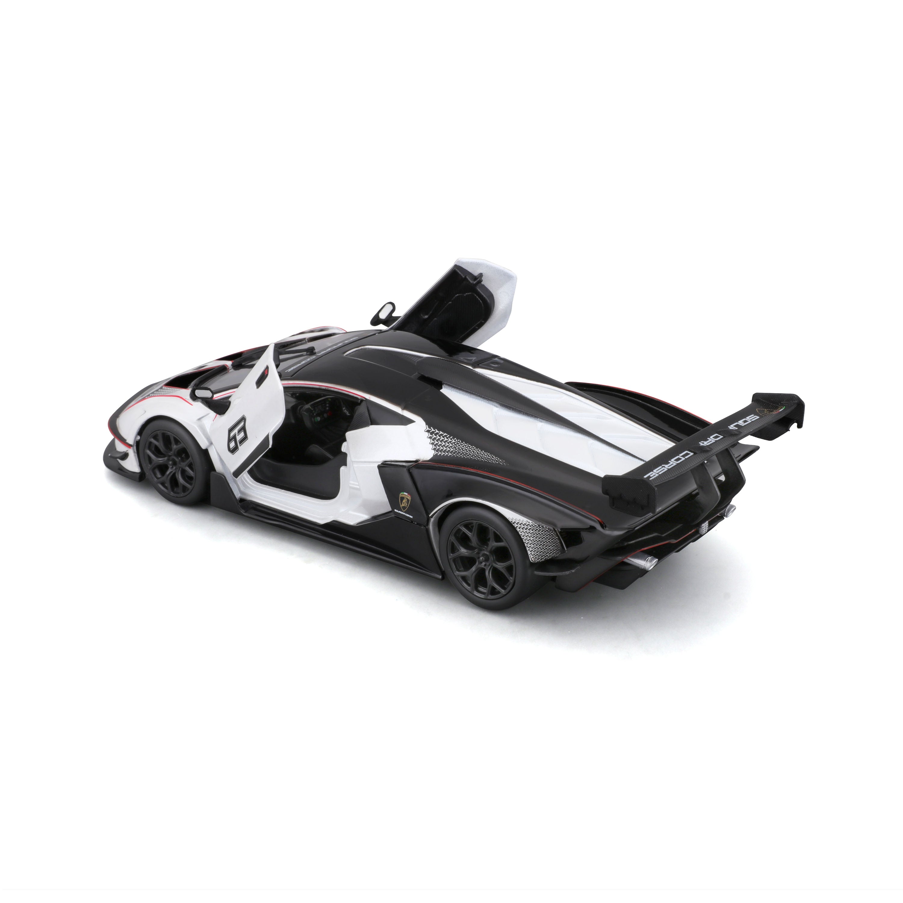 bburago-racing-lamborghini-essenza-scv12-modellauto-1-24-wei-schwarz image 5