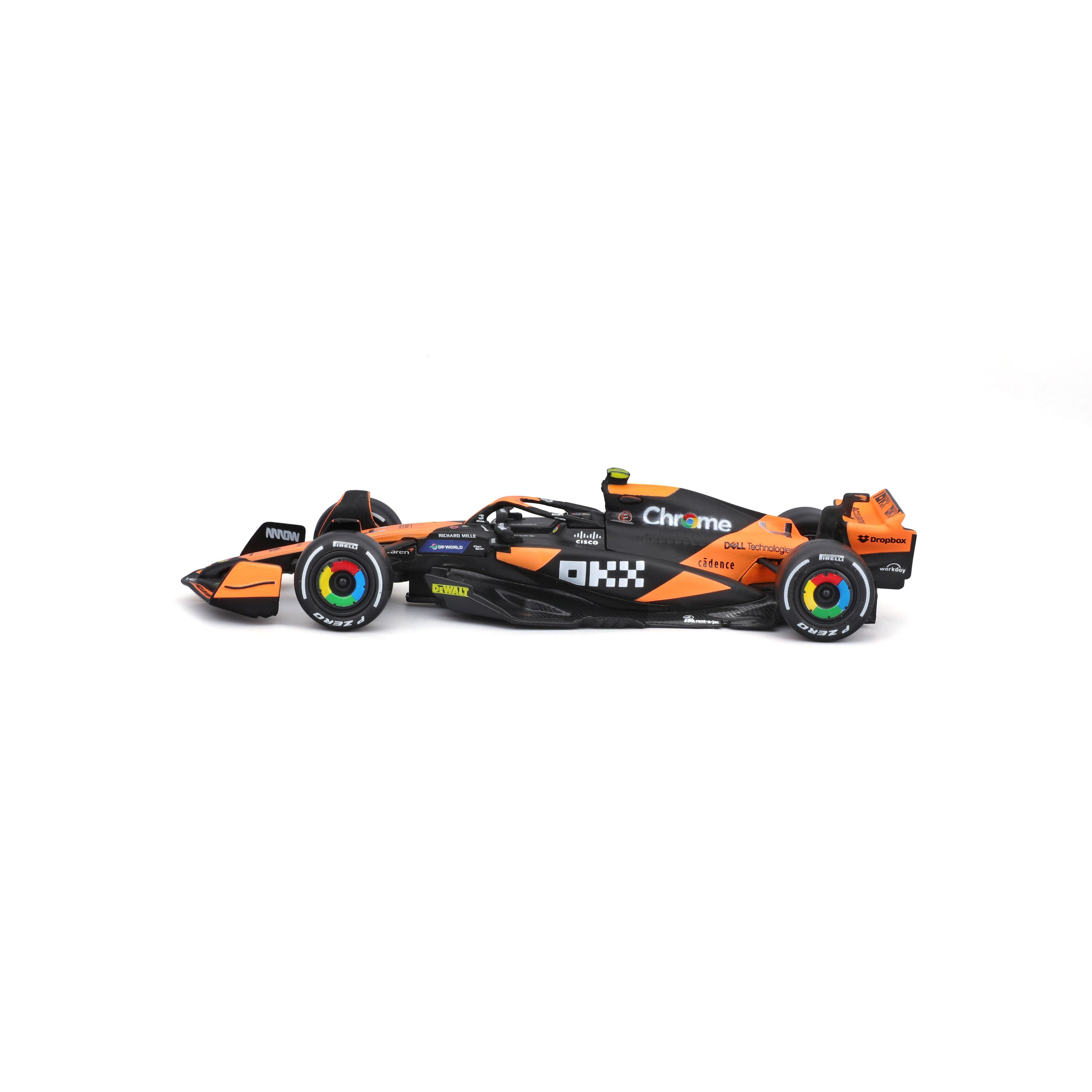 bburago-formula-1-mclaren-mcl38-norris-4-modellauto-1-43-papaya image 3