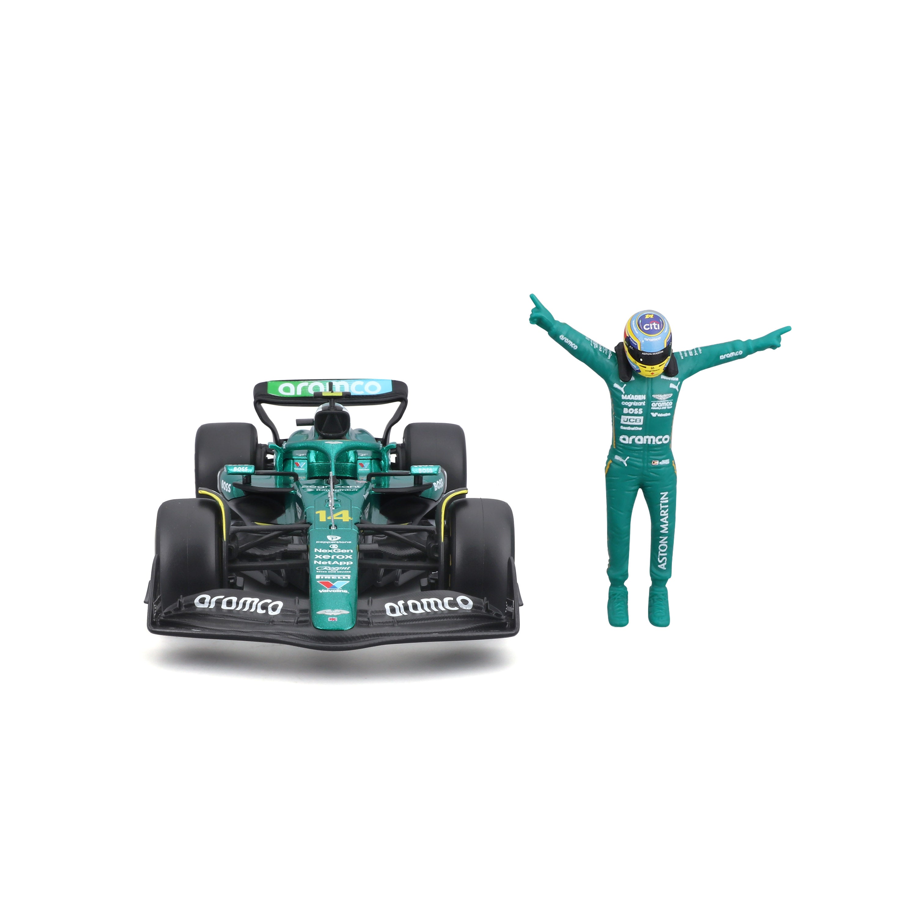 bburago-formula-1-aston-martin-amr25-modellauto-1-24-alonso image 3