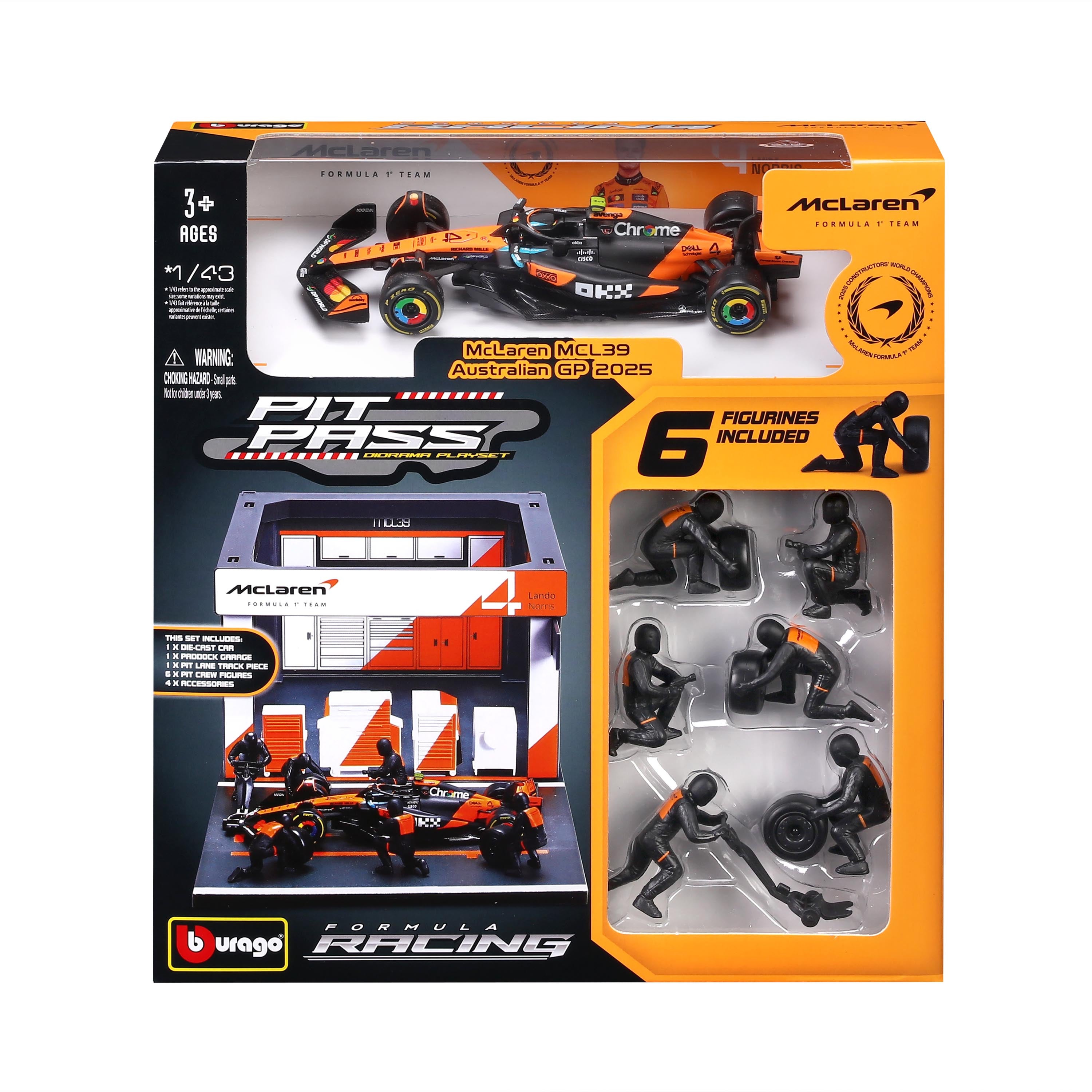 bburago-formula-1-mclaren-mcl39-modellauto-1-43-pit-stop-norris image 5