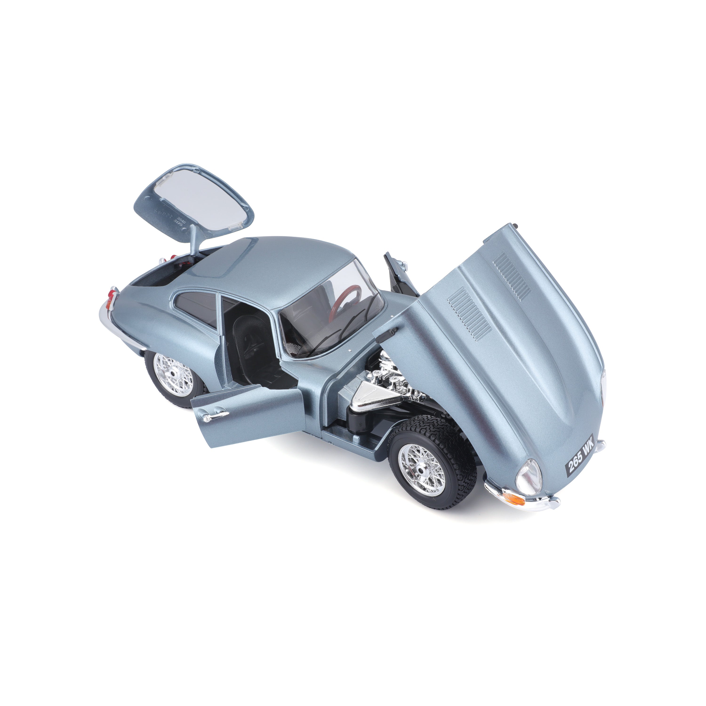 bburago-jaguar-e-type-coup-modellauto-1-18-hellblau-metallic image 6