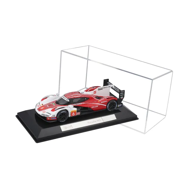 bburago-racing-porsche-963-nr-6-modellauto-1-43-wei-rot image 1