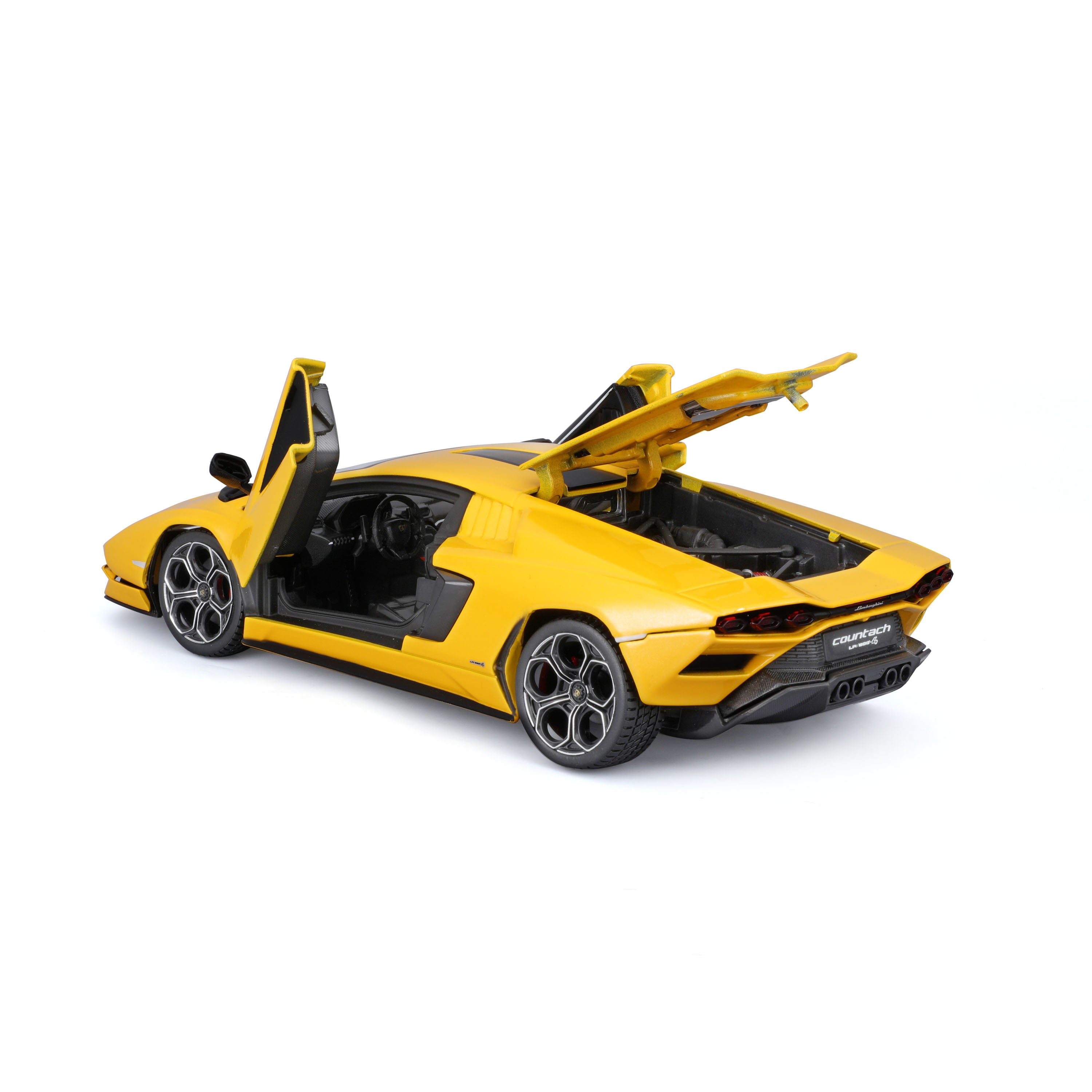 bburago-model-kit-lamborghini-countach-bausatz-1-24-gelb-35-teile image 3