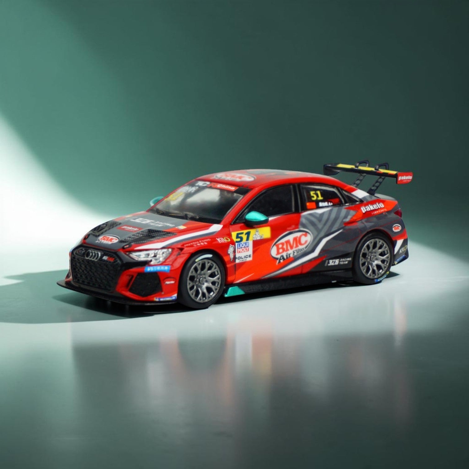 nzg-audi-rs-3-lms-ctcc-2025-modellauto-1-18-rennwagen image 1