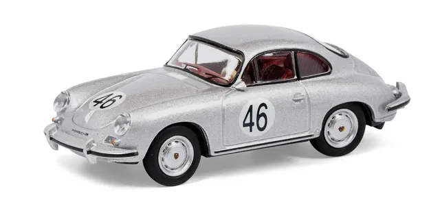 schuco-edition-porsche-356-coup-46-modellauto-1-64-silber image 1