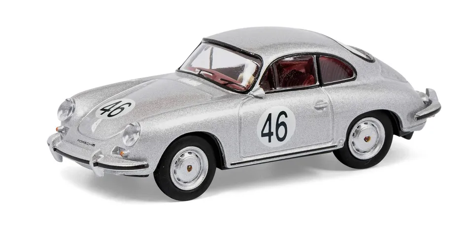 schuco-edition-porsche-356-coup-46-modellauto-1-64-silber image 1