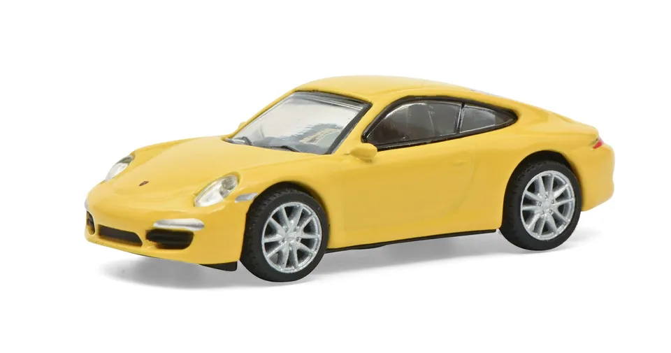 schuco-porsche-911-carrera-s-coupe-991-modellauto-1-87-gelb image 1