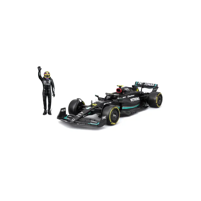 bburago-formula-1-mercedes-w14-44-modellauto-1-24-mit-fahrer image 1