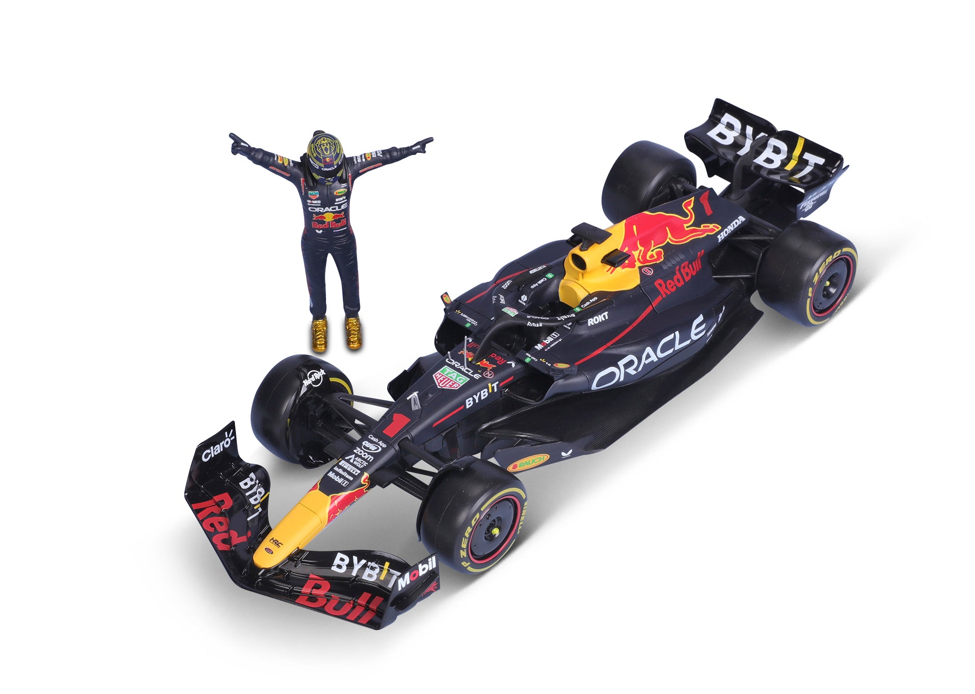 bburago-formula-1-red-bull-rb19-modellauto-1-24-verstappen image 1