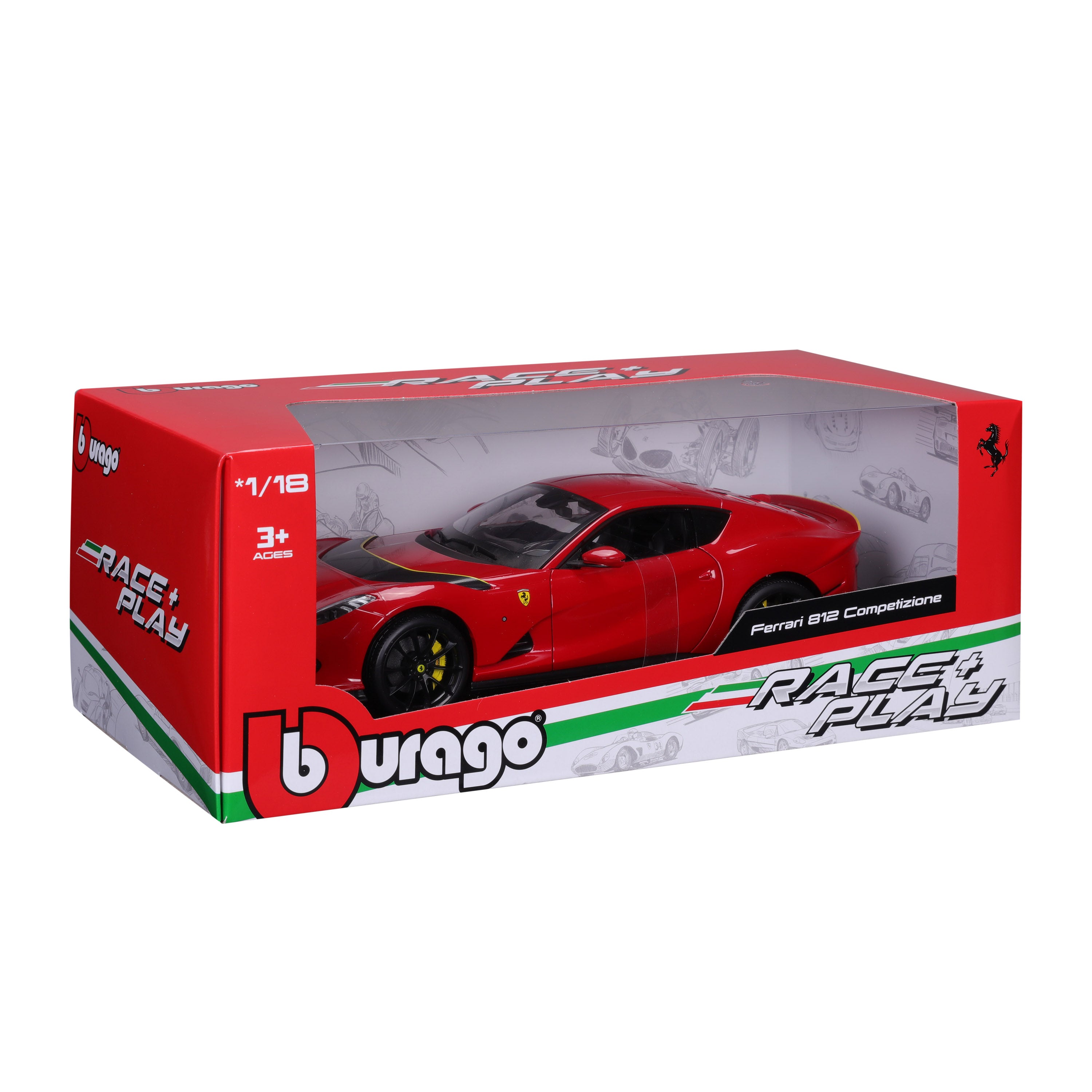 bburago-street-cars-ferrari-812-competizione-modellauto-1-18 image 2