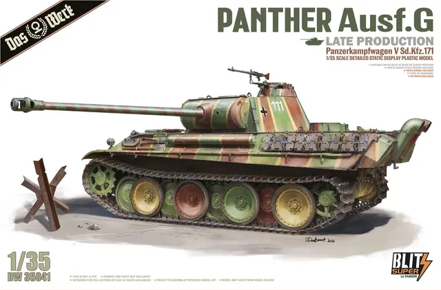 das-werk-panther-ausf-g-late-bausatz-1-35-super-blitz image 1