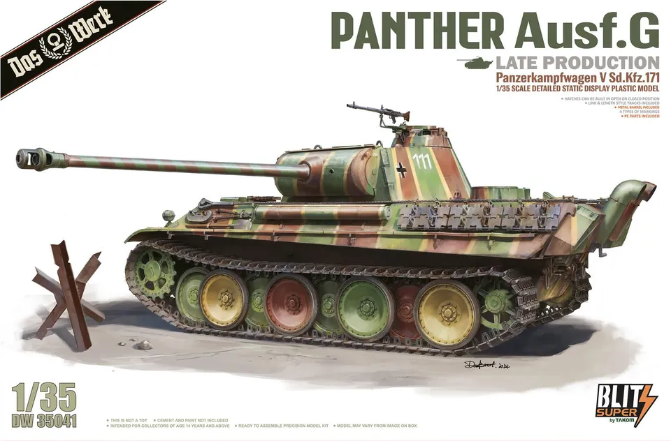 das-werk-panther-ausf-g-late-bausatz-1-35-super-blitz image 1