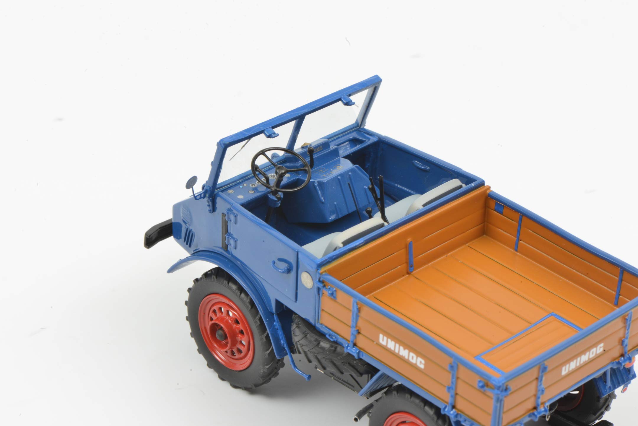 schuco-edition-mb-unimog-401-modellauto-1-32-blau image 4