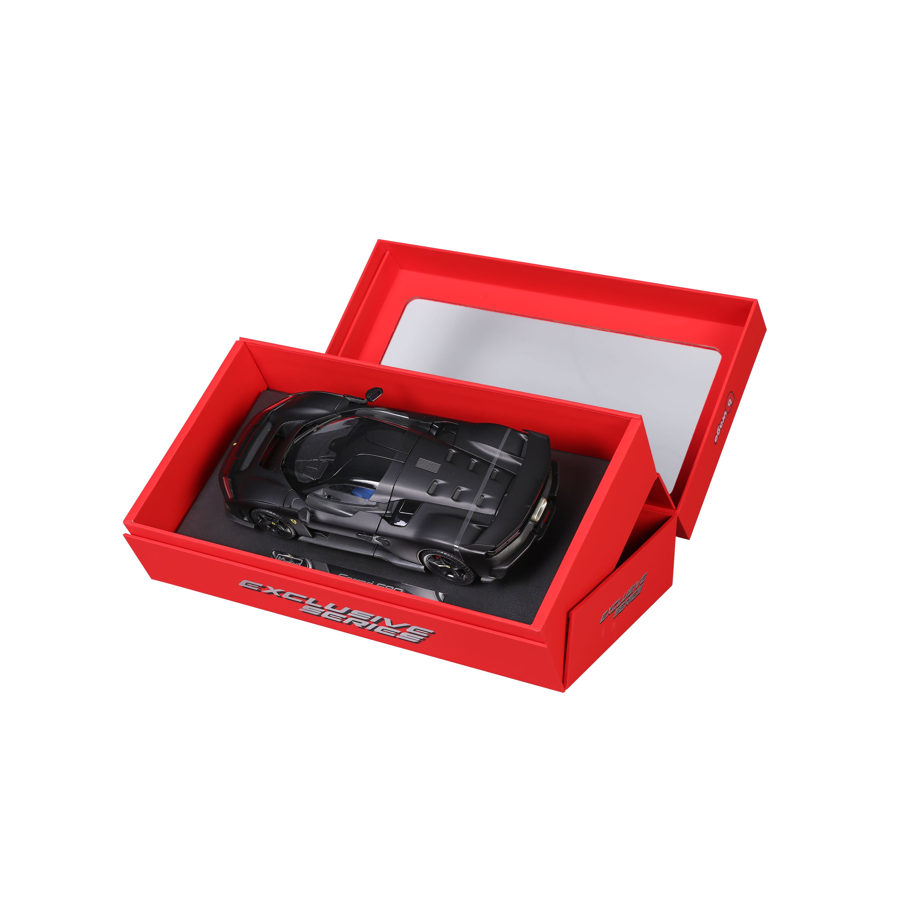 bburago-ferrari-f80-modellauto-1-18-schwarz-matt-exclusive image 7