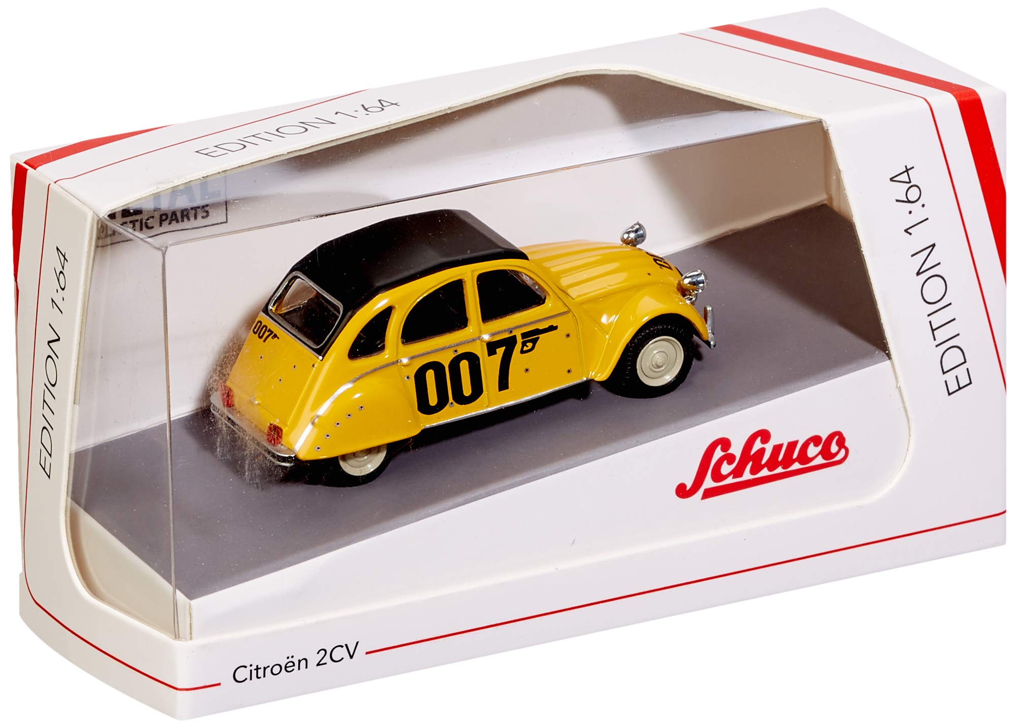 schuco-edition-citroen-2cv-007-modellauto-1-64-gelb image 3