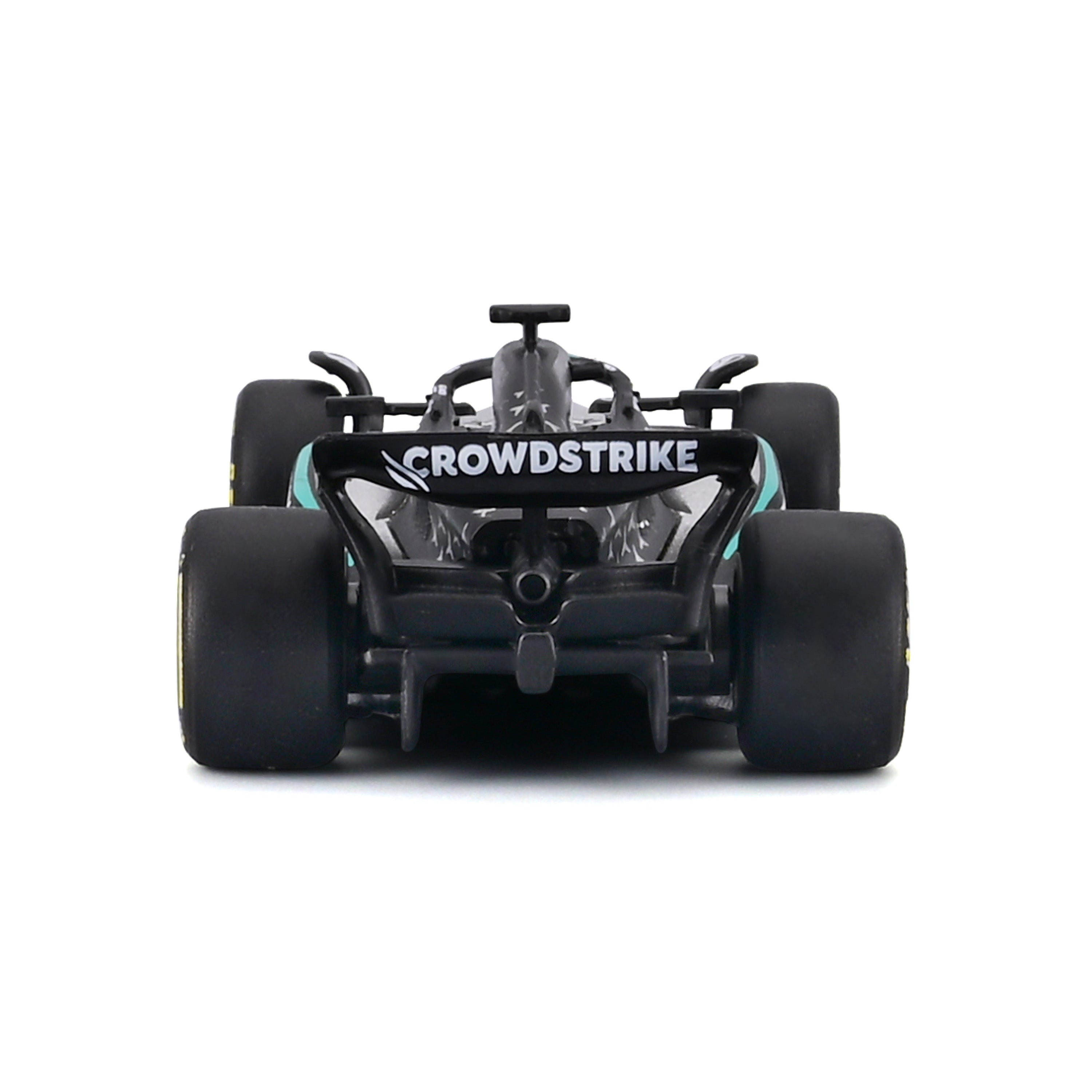 bburago-formula-1-mercedes-amg-w16-63-russell-modellauto-1-64-mit-vitrine image 4