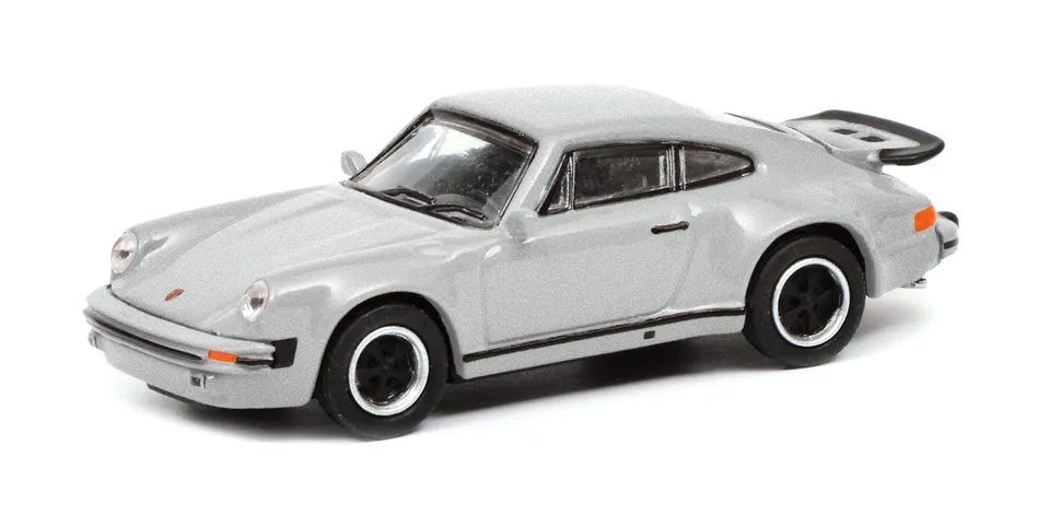 schuco-porsche-911-930-turbo-modellauto-1-87-silber image 1