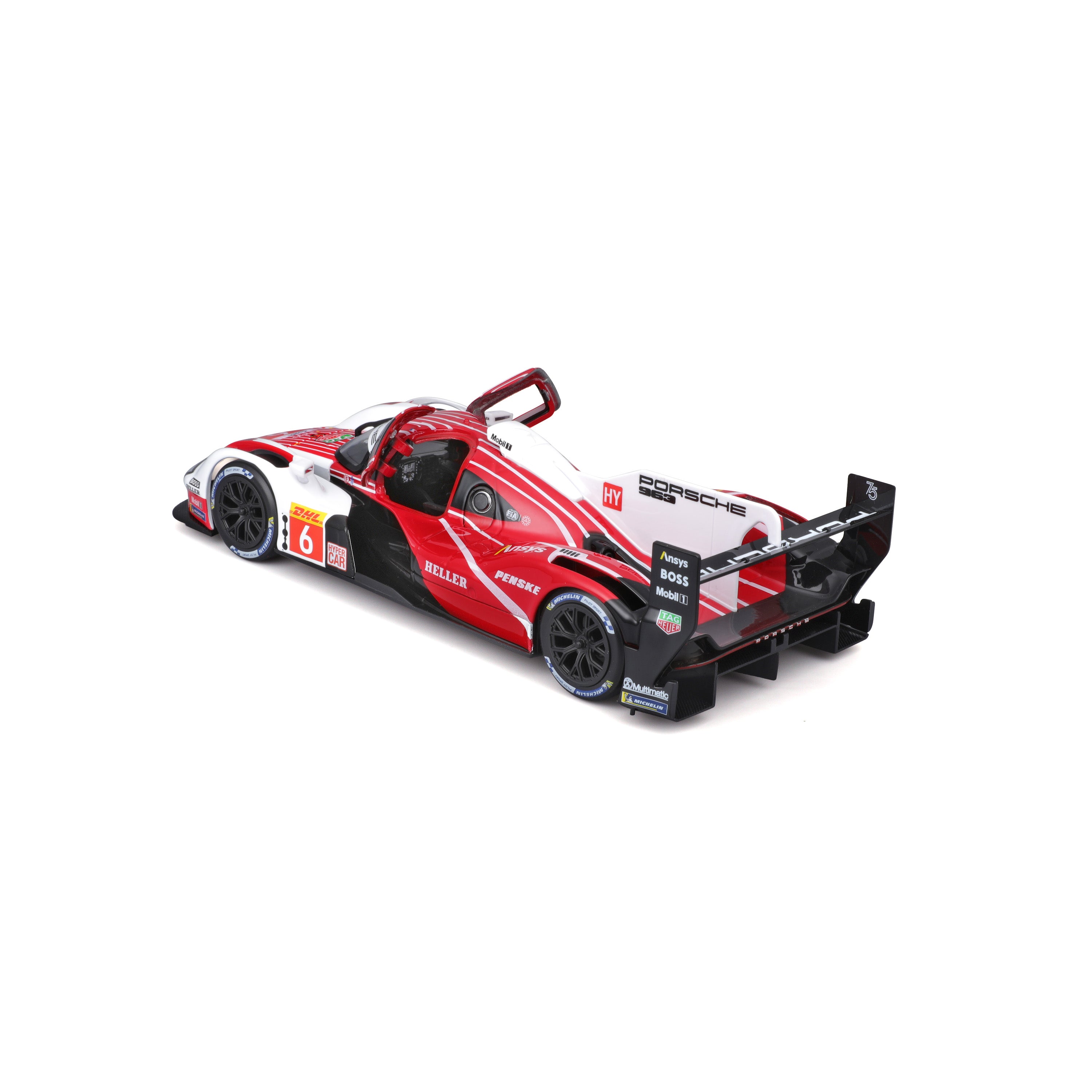 bburago-racing-porsche-penske-963-modellauto-1-24-nr-6 image 8
