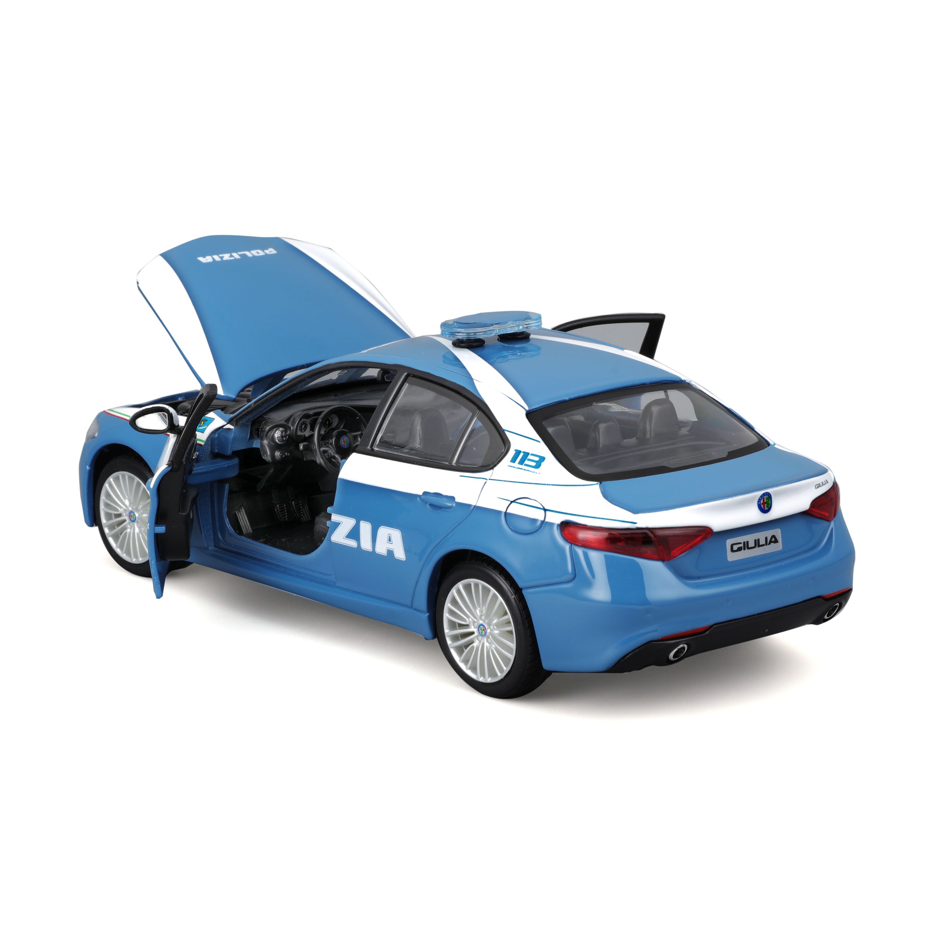 bburago-model-kit-alfa-romeo-giulia-polizei-1-24-bausatz image 5