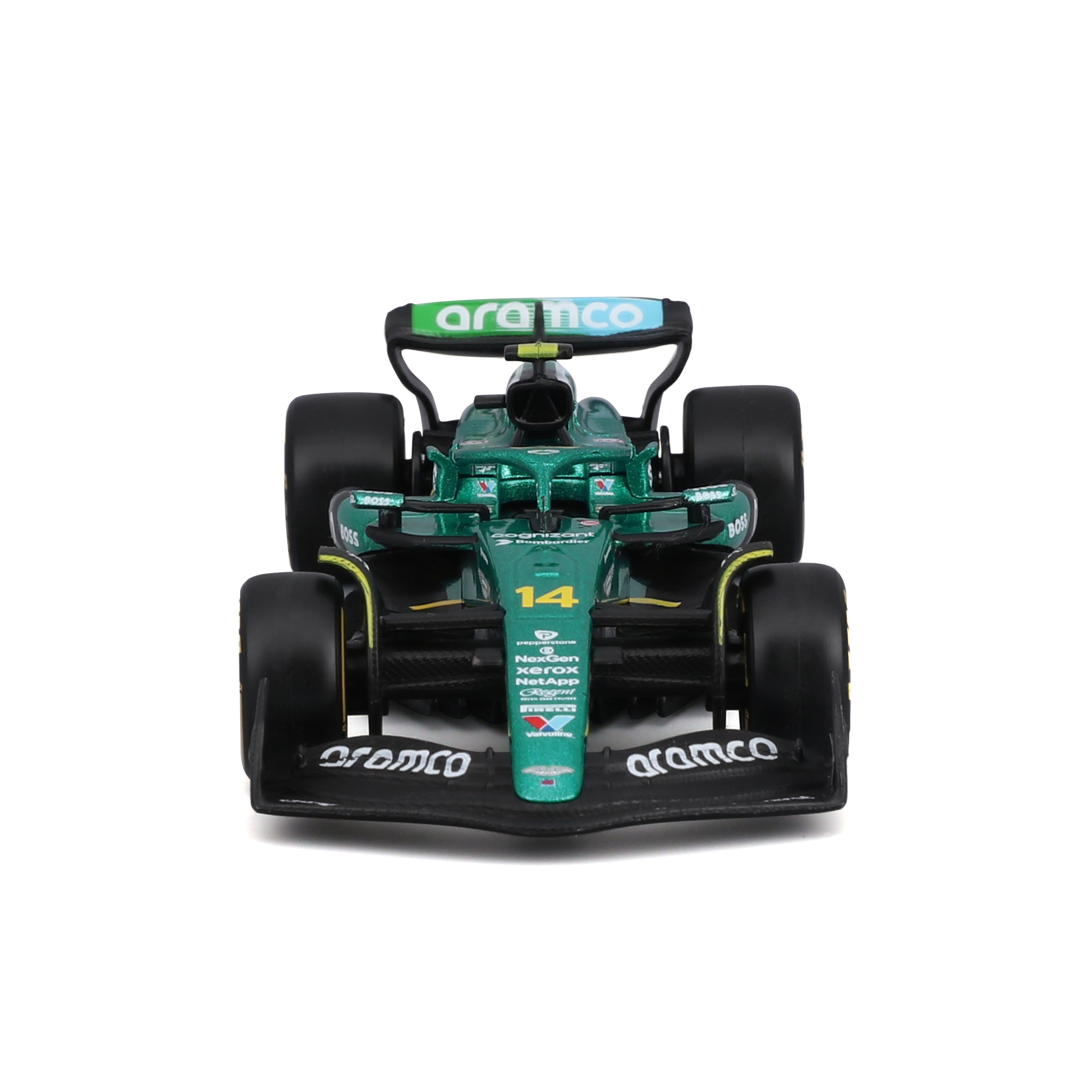 bburago-formula-1-aston-martin-amr25-alonso-modellauto-1-43-14 image 3