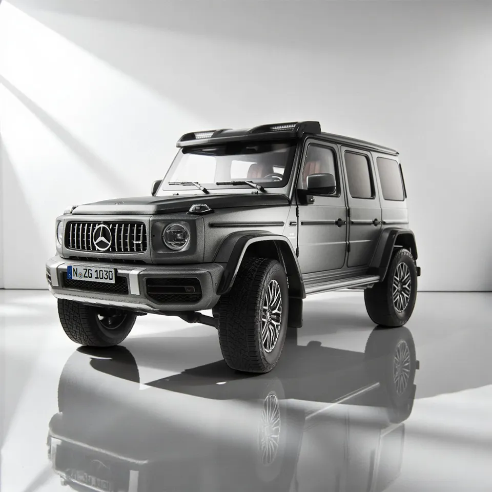 nzg-mercedes-amg-g-63-4x4-w463-modellauto-1-12-gel-ndewagen image 1