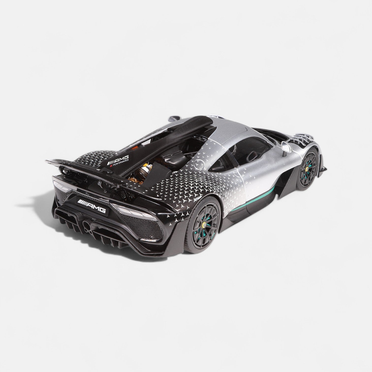 nzg-cars-mercedes-amg-one-race-modellauto-1-18-mit-sternen image 5