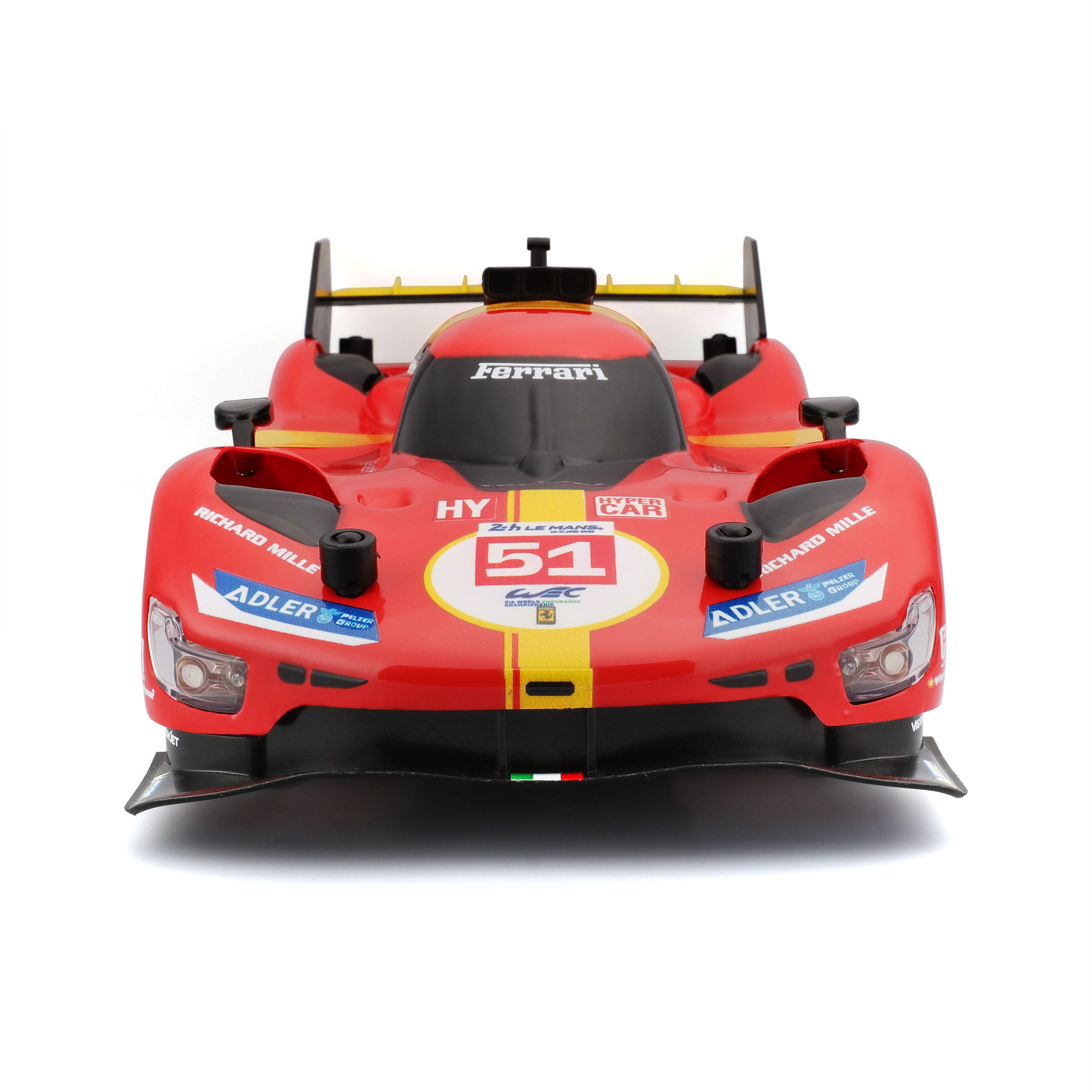 bburago-racing-ferrari-499p-51-modellauto-1-16-rc-rot-le-mans image 7