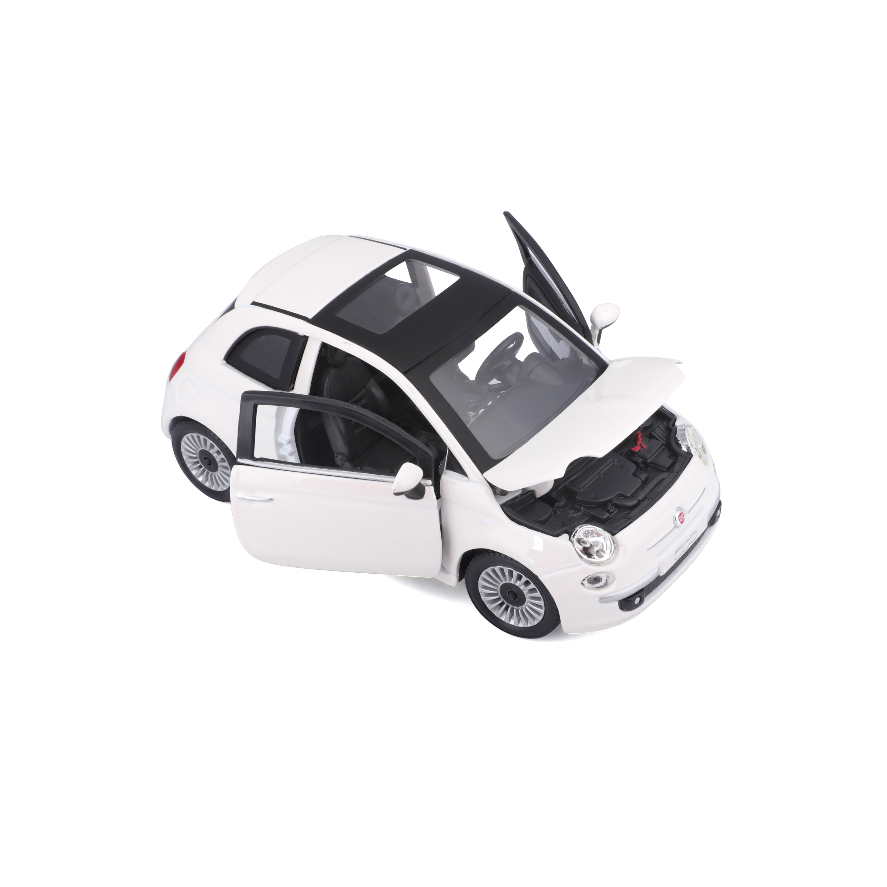 bburago-street-cars-fiat-500-2007-modellauto-1-24-wei image 3