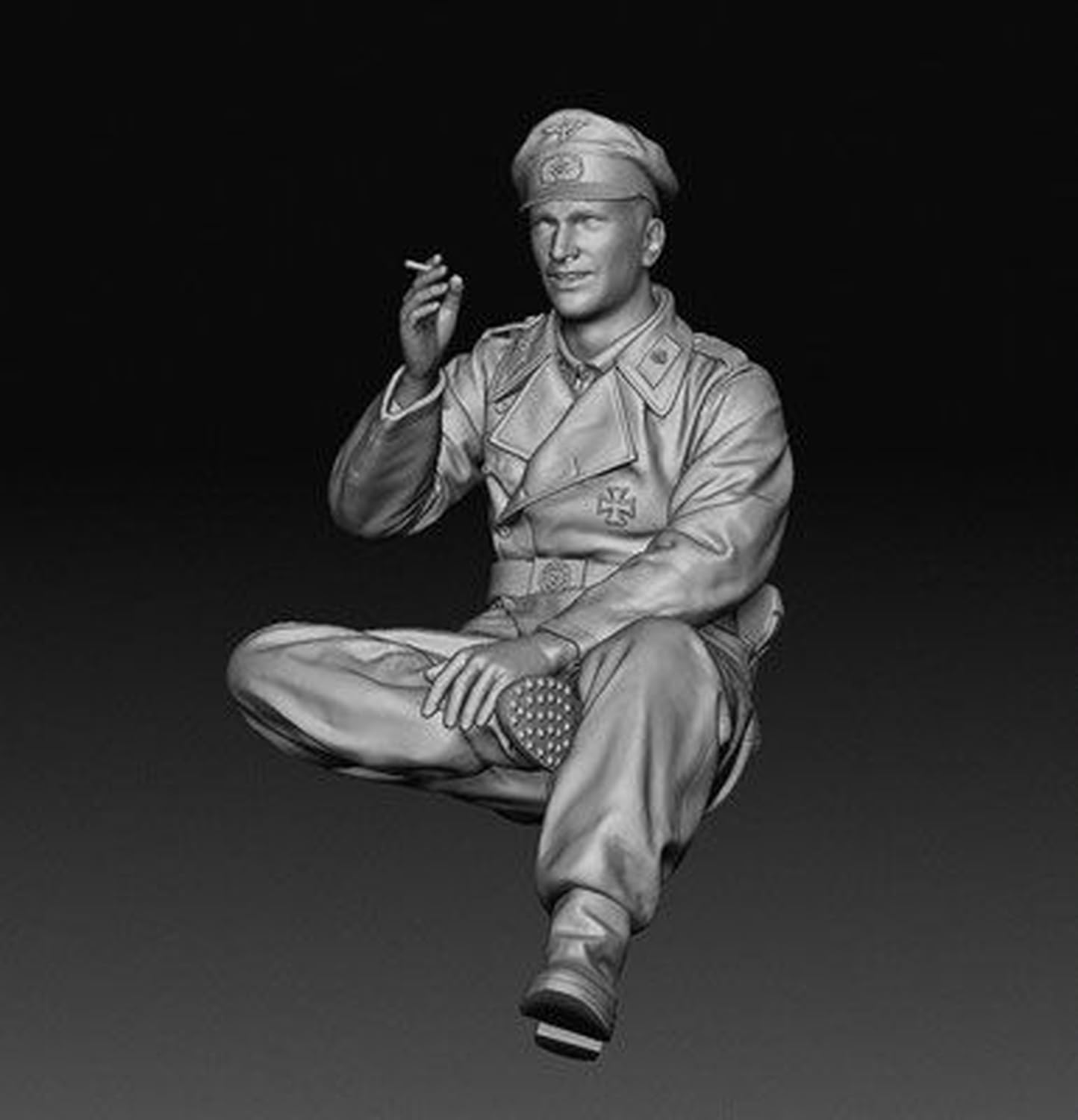 das-werk-dw16007-tank-commander-figur-1-16-bausatz-sitzend image 3