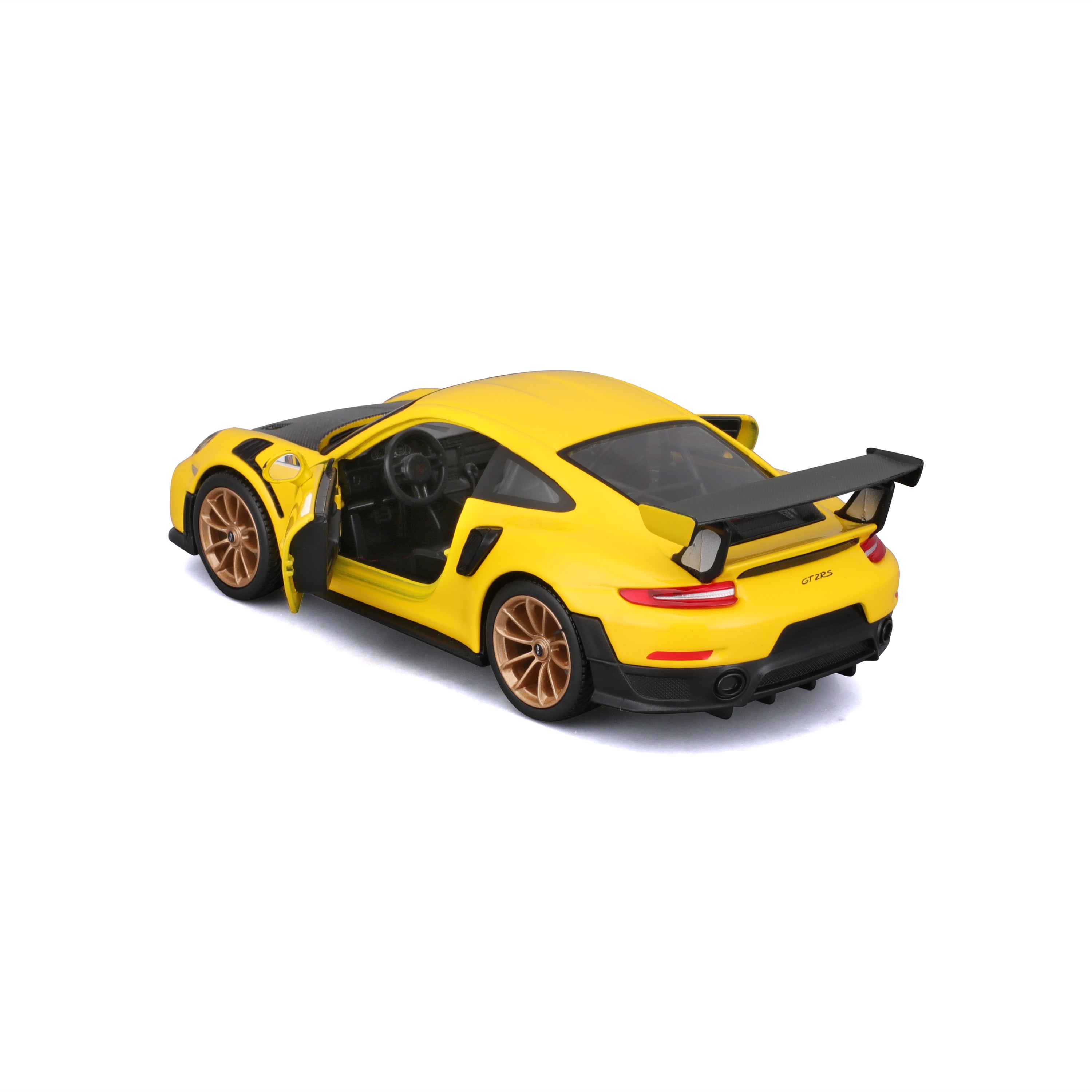 bburago-street-cars-porsche-911-gt2-rs-modellauto-1-24-gelb image 5